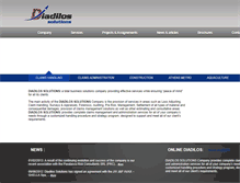 Tablet Screenshot of diadilossolutions.com